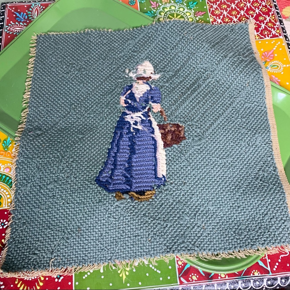 Dutch Girl Needlepoint - Picture 2 of 6